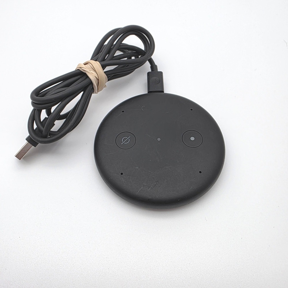 Amazon Echo Input‎ Smart Speaker Alexa Black C1125P with USB Cable Slim Design